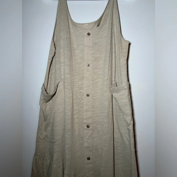 Nap loungewear sleeveless loose summer midi dress size large - Picture 2 of 4